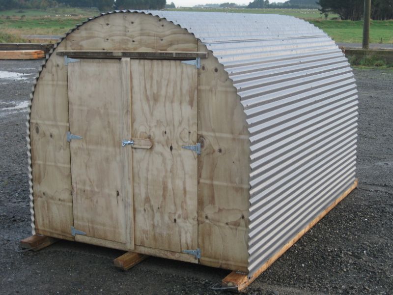 Peter and Son Large Shed | Half Round | Half Round Round Metal Shed| Garden Shed | Utility Shed | Metal Arch Shed | Storage Shed