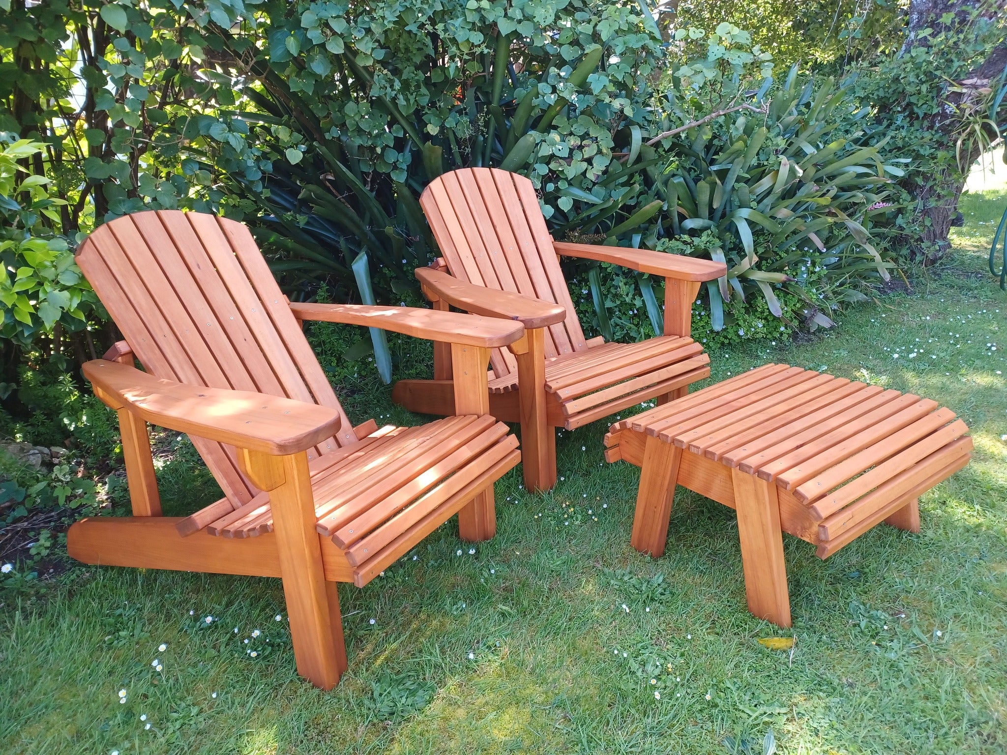 Cape Cod Chair made of macrocarpa in tussock colour made by Peter and Son