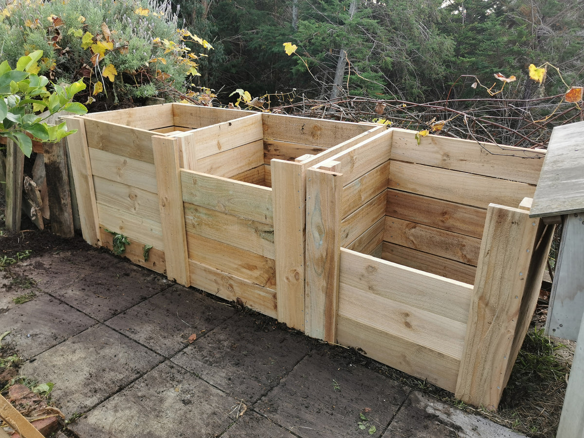 Peter Rutherford Compost Buy Double Compost Bin | NZ made compost bins – Peter & Son NZ