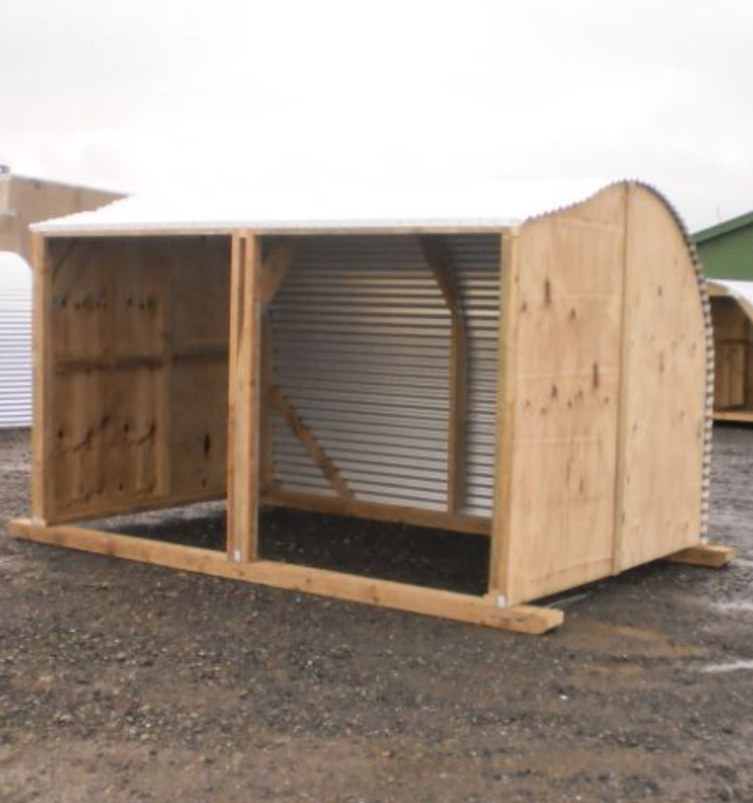 Open Side Shed