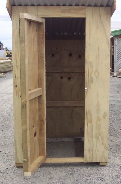 Small Pump Shed | Ply Shed | Lean to Shed | Lockable Utility Shed | Shed with door |