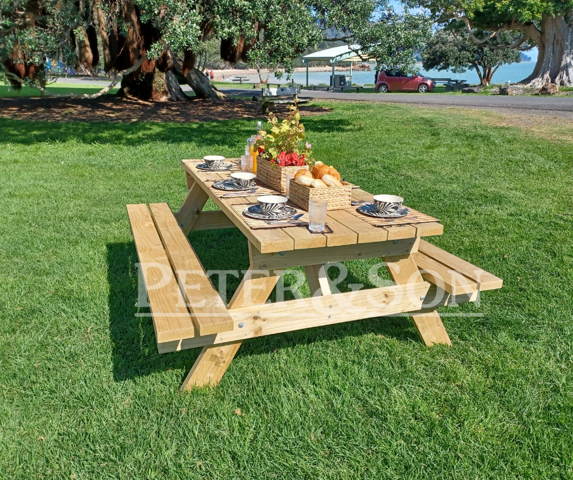 Wooden picnic tables for deals sale near me